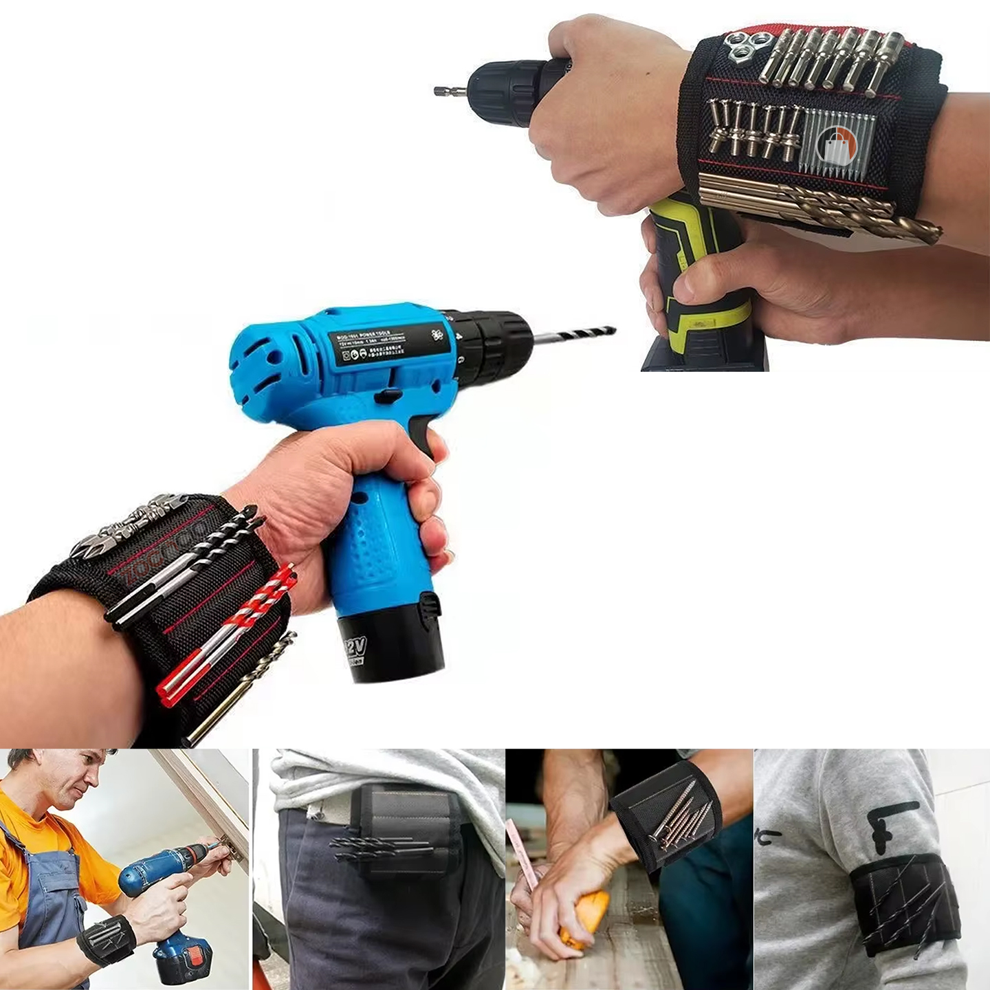 Miniatura 2 de Pulsera Magnética Para Sujetar Herramien